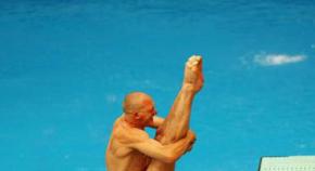 Российский чемпион по прыжкам в воду